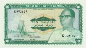 Gambia, 10 dalasis (1987-1990)