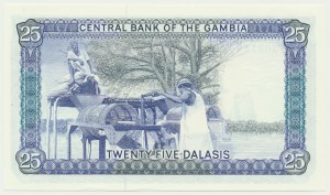 Gambia, 25 dalasis (1987-1990)