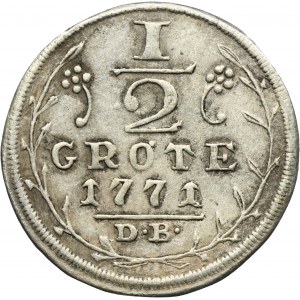 Germany, City of Bremen, 1/2 Groten 1771 DB