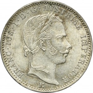 Austria, Franciszek Józef I, 1/4 Florena Karlsburg 1859 E - RZADSZE