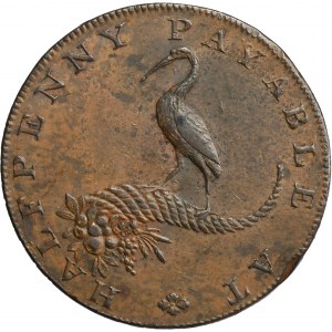 Great Britain, Warwickshire-Birmingham, Token 1/2 Penny 1792