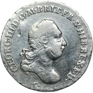 Germany, Bruanschweig-Lüneburg-Calenberg-Hannover, Georg III, 2/3 Thaler Clausthal 1791 C