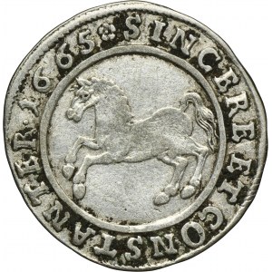 Niemcy, Brunszwik-Lüneburg-Celle, Christian Ludwik, 1/24 Talara Clausthal 1665 LW