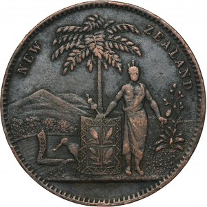 New Zealand, Token Milner & Thompson Christchurch 1881