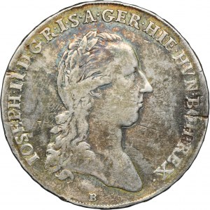 Austrian Netherlands, Joseph II, Brussels Thaler 1784 B
