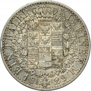 Germany, Kingdom of Prussia, Friedrich Wilhelm III, Thaler Berlin 1829 A