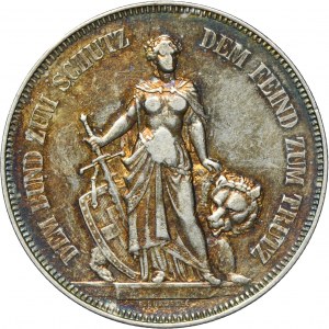 Suisse, 5 Francs (thaler de tir) Berne 1885 - Fête du tir à Berne