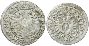 Set, Austria, Ferdinand II, 1 Kreuzer (2 pcs.)