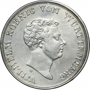 Germany, Kingdom of Wirtemberg, Wilhelm I, Thaler Stuttgart 1833 D