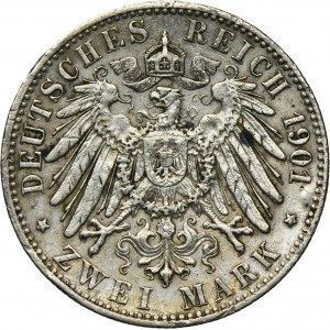 Germany, Kingdom of Prussia, Wilhelm II, 2 Mark Berlin 1901