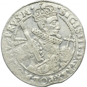Sigismund III Vasa, 1/4 Thaler Bromberg 1622 - PRVS M
