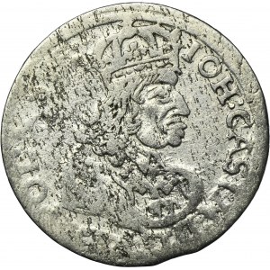 John II Casimir, 6 Groschen Bromberg 1662 TT