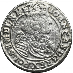 John II Casimir, 1/4 Thaler Bromberg 1663 AT