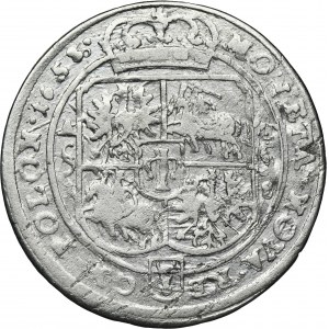 John II Casimir, 1/4 Thaler Posen 1658 AT - RARE
