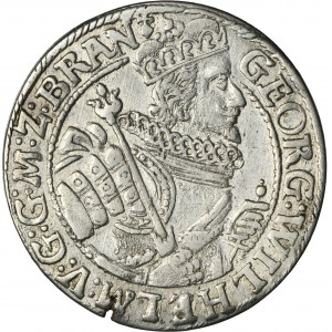 Duchy of Prussia, Georg Wilhelm, 1/4 Thaler Königsberg 1622