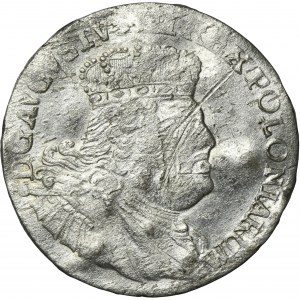 Augustus III of Poland, 6 Groschen Leipzig 1755 EC