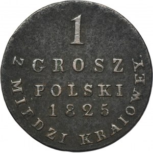 Kingdom of Poland, 1 Polish grosz Warsaw 1825 IB