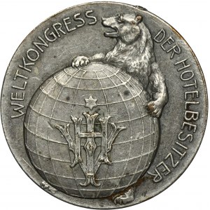 Germany, Medal on the occasion of the World Congress of Hotel Owners Berlin 1911
