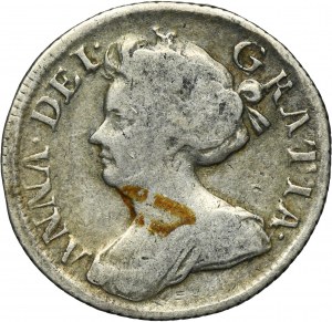 Great Britain, Anna, 6 Pence Edinburgh 1711