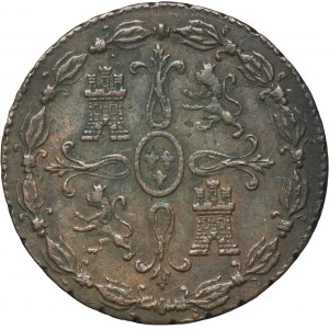 Spain, Ferdinand VII, 8 Maravedis Jubia 1827 J