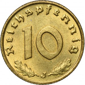Germany, Third Reich, 10 Pfennig Hamburg 1939 J