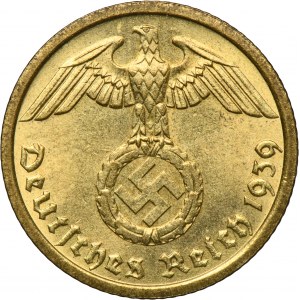 Germany, Third Reich, 10 Pfennig Hamburg 1939 J