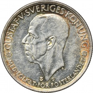 Sweden, Gustav V, 5 Kronor Stockholm 1935 G