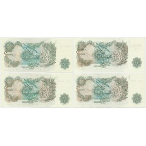 Great Britain, 1 Pound (1960-78)(4 pcs.)