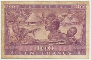 Guinea, 100 franků 1958