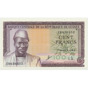 Guinea, 100 Francs 1960