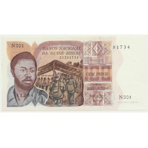 Gwinea Bissau, 100 peso 1975