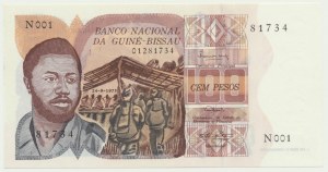 Guinea-Bissau, 100 peso 1975