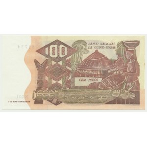 Gwinea Bissau, 100 peso 1975