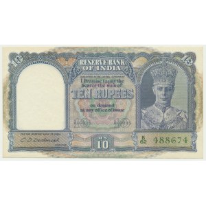 India, 10 Rupees (1943)