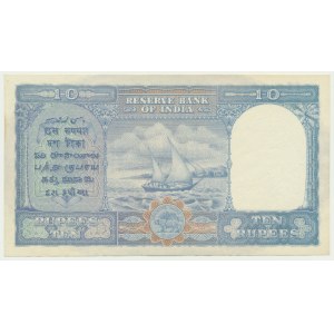 India, 10 Rupees (1943)