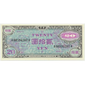 Japan, Allied Military Currency, 20 Yen (1945)
