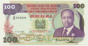 Keňa, 100 šilinků 1984