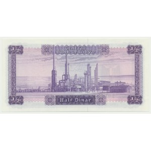 Libya, 1/2 Dinar (1971-72)