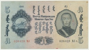 Mongolsko, 5 Tögrög 1941