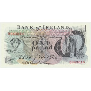 Irlandia Północna, 1 funt (1972)