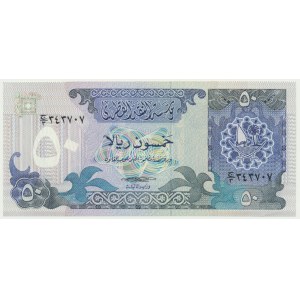 Qatar, 50 Riyals (1989)