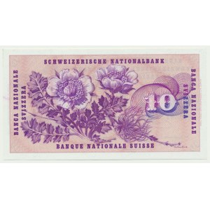 Szwajcaria, 10 franków 1970