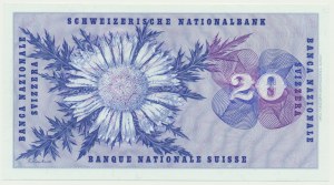 Switzerland, 20 Francs 1973
