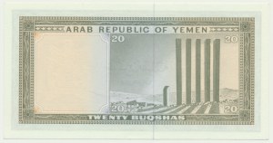 Yemen, 20 Buqshas (1966)