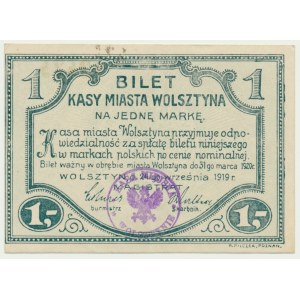 Wolsztyn (Wollstein), 1 marka 1919