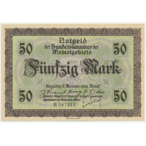 Memel, 50 Mark 1922