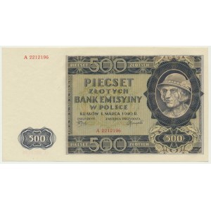 500 złotych 1940 - A -