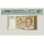 20 złotych 2009 - Juliusz Słowacki - WZÓR - PMG 67 EPQ