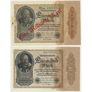 Germany, set 1.000-1 million Mark 1922 (2 pcs.)