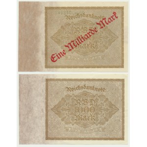 Germany, set 1.000-1 million Mark 1922 (2 pcs.)